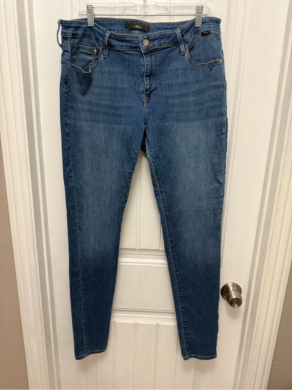 Mavi Jeans Women's 33x34 Blue Alexa Ankle Mid Rise Skinny Stretch Denim (35-16)